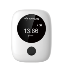 Compact Nuclear Radiation Detector with Durable ABS Housing, 20-Hour Battery Life, and Multi-Ray Detection
