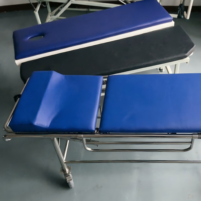 Non Magnetic MRI Transfer Stretcher with 240 Kg Max Load and 4 Ergonomic Handles for Safe Patient Transport