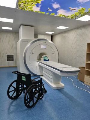 Used In 3.0T MRI Room Non Magnetic Wheelchair Offering 460mm Seat Size and Removable Padded Armrest for Medical Transport