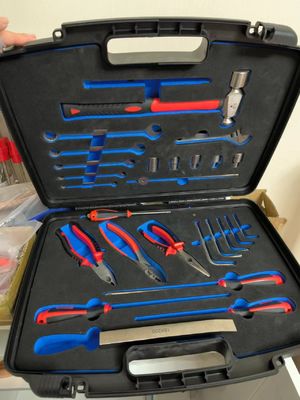 26 pièces de kit d'outils professionnels non magnétiques avec poignée antidérapante, boîte à outils portable pour la manipulation précise de composants sensibles