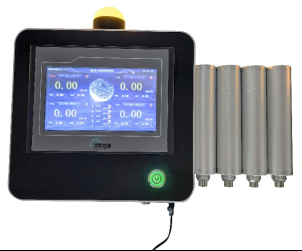 Détecteur de rayonnement nucléaire compact de 350*250*245 mm avec fonction de haute tension et d'alarme