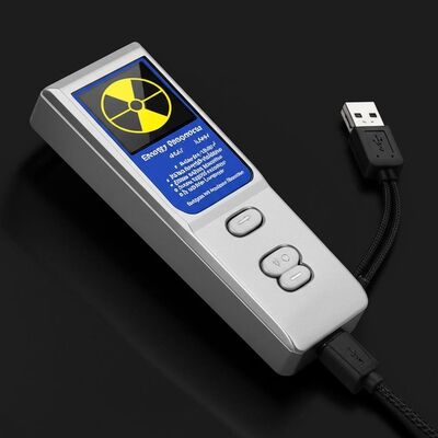 Réaction énergétique 40 KeV 1,5 MeV Détecteur de rayonnement nucléaire Interface Bluetooth USB Langue chinoise Anglais Conçu pour la détection des rayonnements