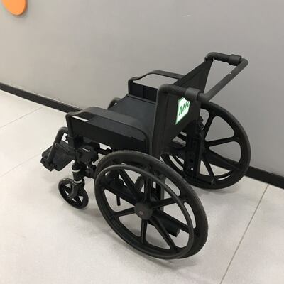 Used In 3.0T MRI Room Non Magnetic Wheelchair Mri Safe Wheelchair Weight Capacity 120 Kg Suitable For Medical Facilities