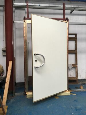 1.2 2.1m Taille de la porte Modèle de porte pivotante avec fenêtre RF blindée avec des dimensions personnalisables pour diverses applications