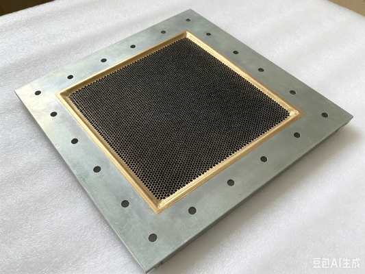 Fenêtre de ventilation carrée avec atténuation EMI à haute perméabilité à l'air et résistance à la corrosion pour salles IRM