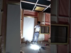 Résistance à l'IRM fenêtre avec fil de fer transparent pour la salle d'IRM