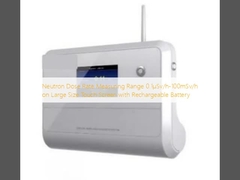 Plage de mesure du débit de dose de neutrons 0,1 μSv/h-100 mSv/h sur grand écran tactile avec batterie rechargeable