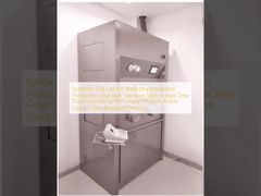 Cellule chaude de synthèse pour ligne de production de radiopharmaceutiques, standard BPF, avec surveillance de la dose en temps réel, filtration HEPA, filtre à charbon actif, pression négative